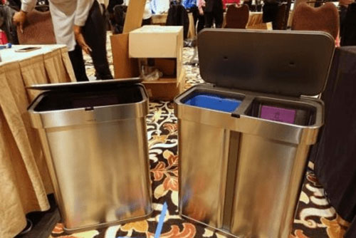 厲害了,可以語(yǔ)音控制的垃圾箱